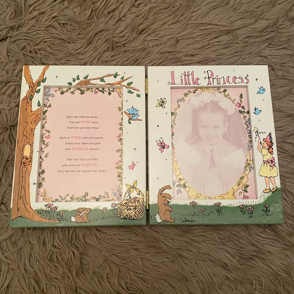 Cute As A Button Little Princess Photo Frames